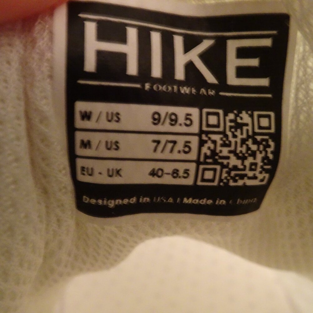 HIKE Footwear HF Series ll Stride Barefoot Shoes White W9 / M7 / EU 40 *DEFECT* - Picture 4 of 4